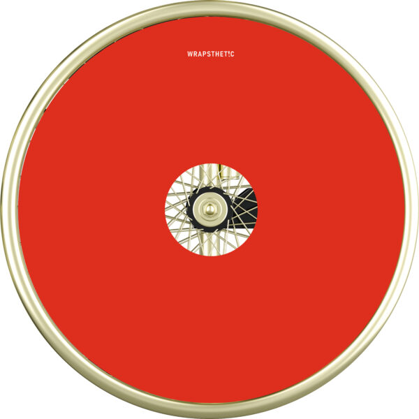 Wheelchair cover in bright red